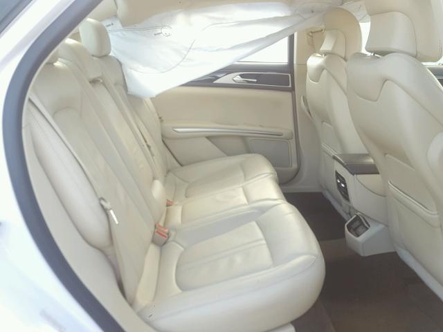 3LN6L2LU0DR828630 - 2013 LINCOLN MKZ HYBRID WHITE photo 6