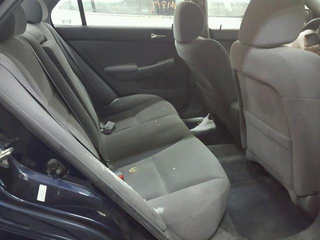 1HGCM56487A047615 - 2007 HONDA ACCORD LX BLUE photo 6