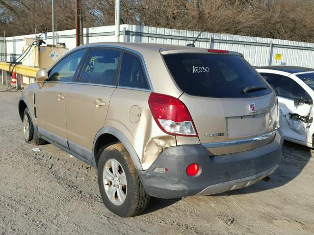 3GSCL33P18S547673 - 2008 SATURN VUE XE TAN photo 3