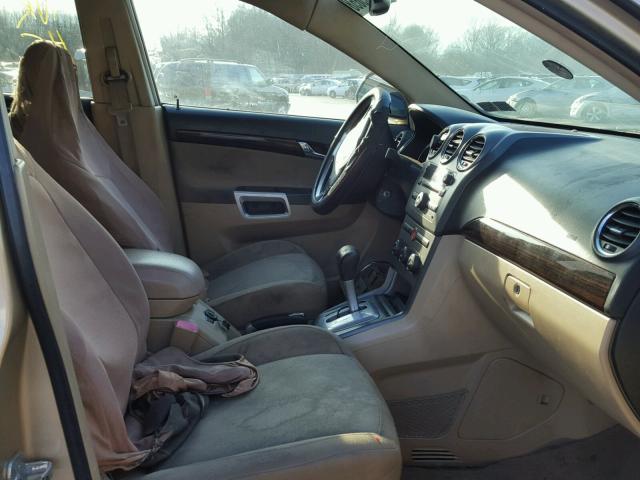 3GSCL33P18S547673 - 2008 SATURN VUE XE TAN photo 5