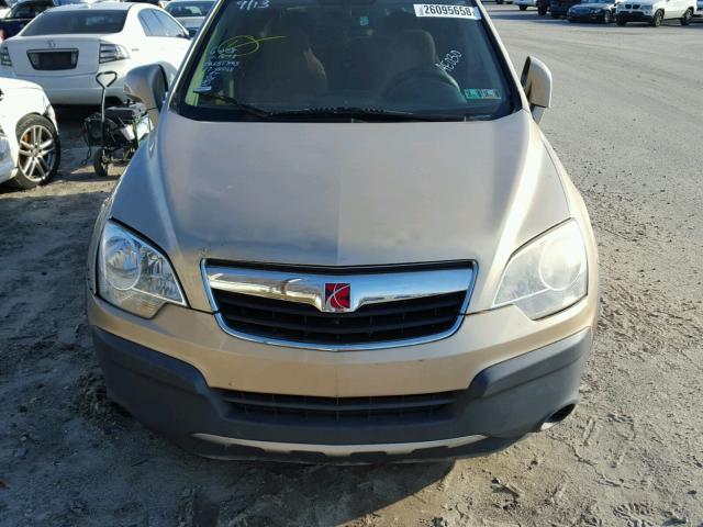 3GSCL33P18S547673 - 2008 SATURN VUE XE TAN photo 7