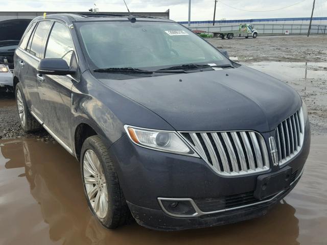 2LMDJ8JK8DBL41194 - 2013 LINCOLN MKX CHARCOAL photo 1