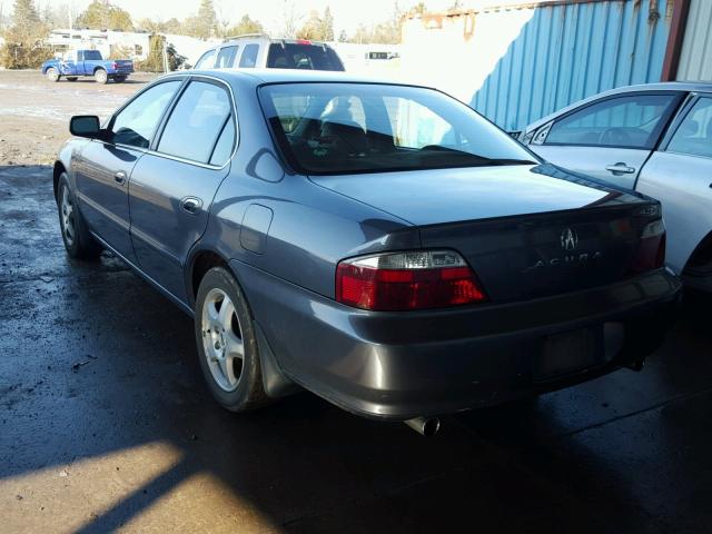 19UUA56623A092526 - 2003 ACURA 3.2TL GRAY photo 3