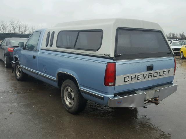 1GCEC14K9ME216260 - 1991 CHEVROLET GMT-400 C1 BLUE photo 3