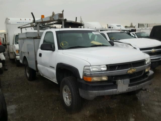 1GCHK24U01E155321 - 2001 CHEVROLET SILVERADO WHITE photo 1