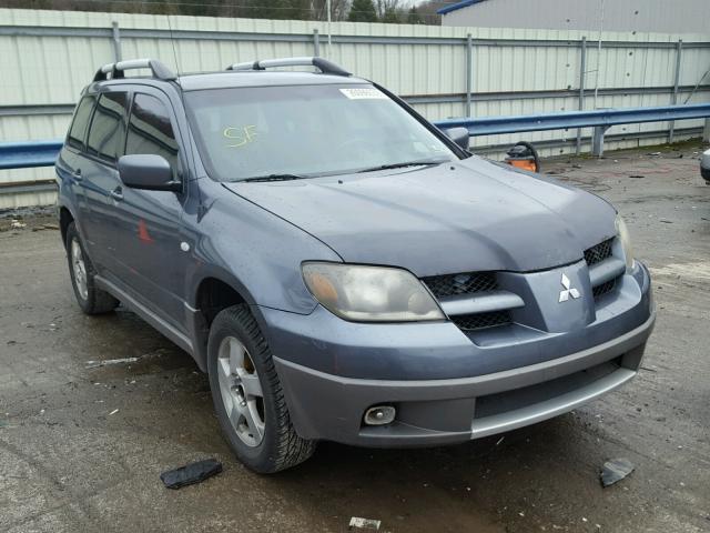 JA4LZ41G73U060418 - 2003 MITSUBISHI OUTLANDER GRAY photo 1