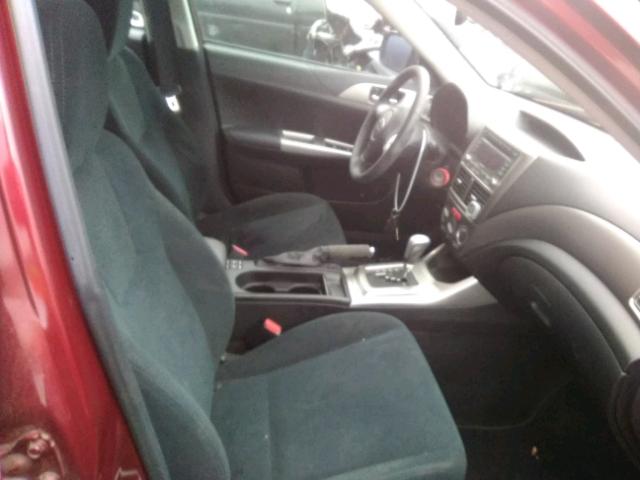 JF1GE6B66AH512830 - 2010 SUBARU IMPREZA 2. RED photo 5