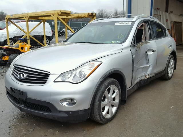 JNKAJ09F99M952072 - 2009 INFINITI EX35 BASE SILVER photo 2