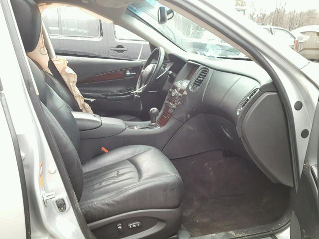 JNKAJ09F99M952072 - 2009 INFINITI EX35 BASE SILVER photo 5