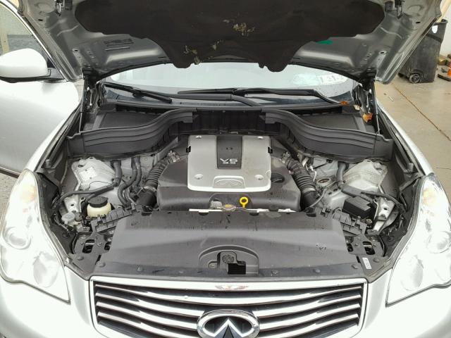 JNKAJ09F99M952072 - 2009 INFINITI EX35 BASE SILVER photo 7