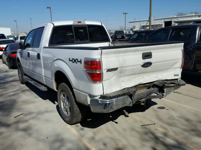 1FTFW1EV1AFD56782 - 2010 FORD F150 SUPER WHITE photo 3