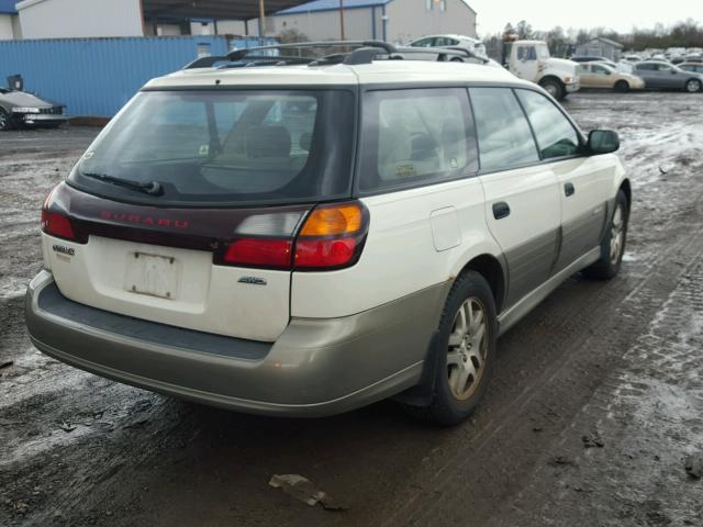 4S3BH675047611682 - 2004 SUBARU LEGACY OUT WHITE photo 4