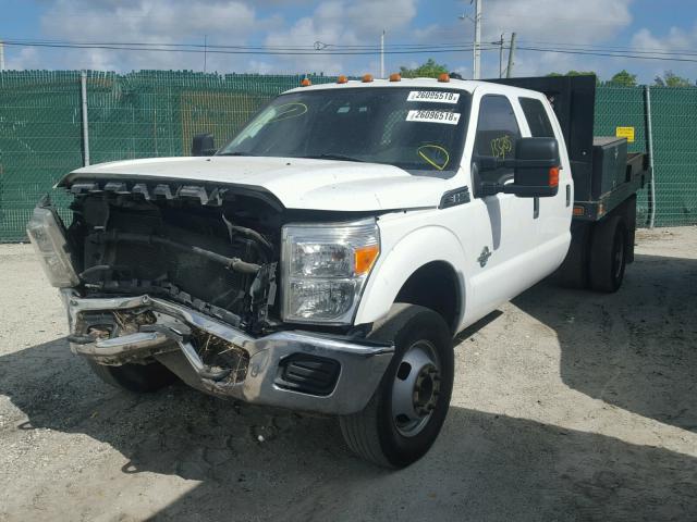 1FD8W3HT5FEA84230 - 2015 FORD F350 SUPER WHITE photo 2