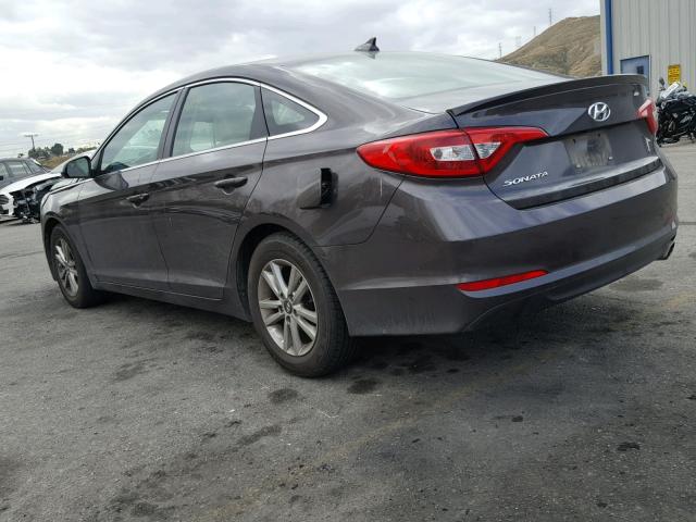 5NPE24AF6GH431305 - 2016 HYUNDAI SONATA SE BROWN photo 3