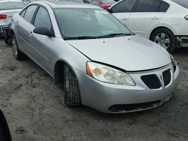 1G2ZH58N374226876 - 2007 PONTIAC G6 GT SILVER photo 1