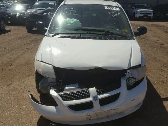 1D4GP25343B208113 - 2003 DODGE CARAVAN SE WHITE photo 9