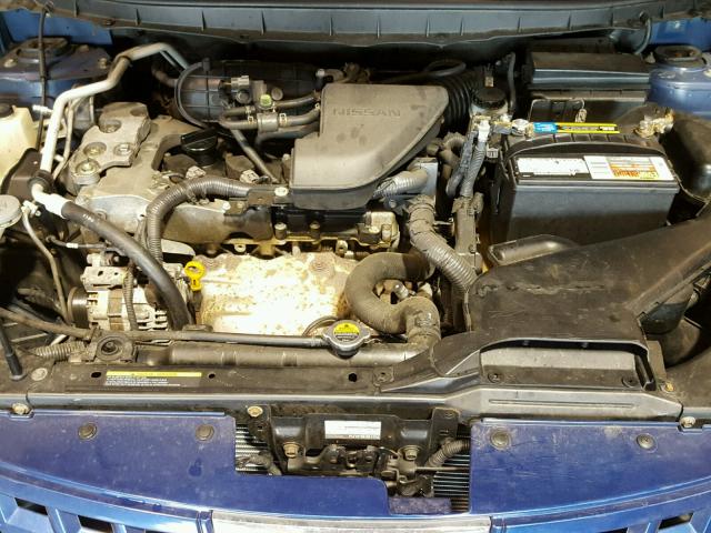 JN8AS58V58W128727 - 2008 NISSAN ROGUE S BLUE photo 7