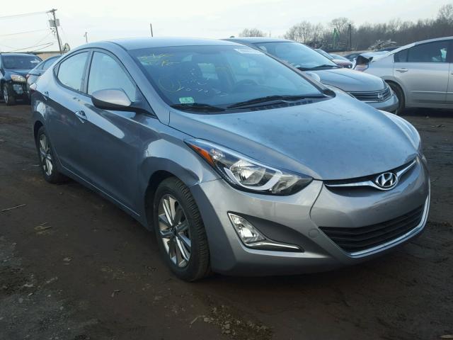 KMHDH4AE5FU358218 - 2015 HYUNDAI ELANTRA SE SILVER photo 1