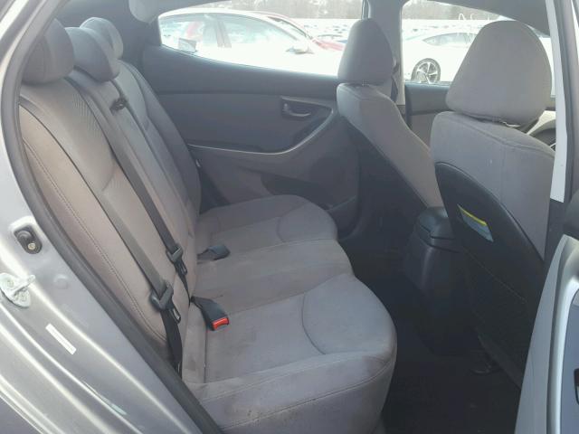 KMHDH4AE5FU358218 - 2015 HYUNDAI ELANTRA SE SILVER photo 6