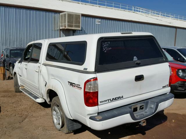 5TBET38104S452120 - 2004 TOYOTA TUNDRA DOU WHITE photo 3