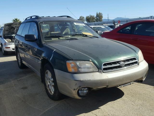 4S3BH6658Y6665695 - 2000 SUBARU LEGACY OUT GREEN photo 1