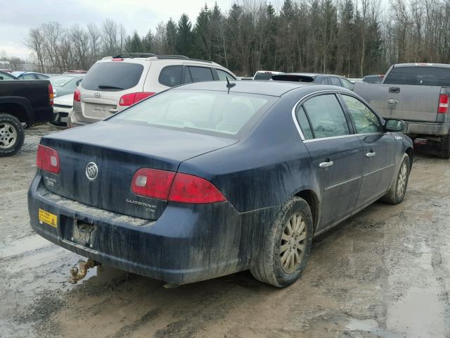 1G4HP57217U112498 - 2007 BUICK LUCERNE CX BLUE photo 4