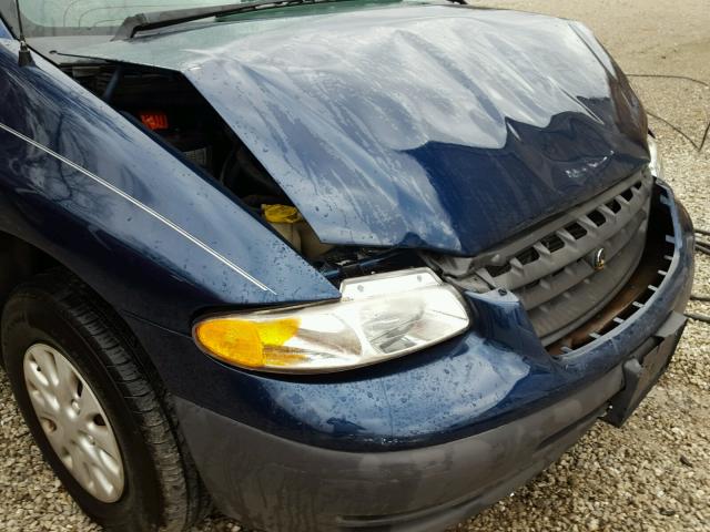 2C4GJ24GXYR782727 - 2000 CHRYSLER GRAND VOYA 蓝色 照片 9