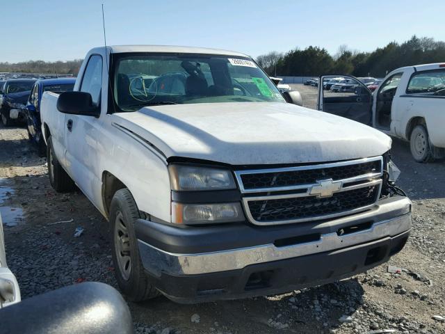 3GCEC14X86G219478 - 2006 CHEVROLET SILVERADO WHITE photo 1