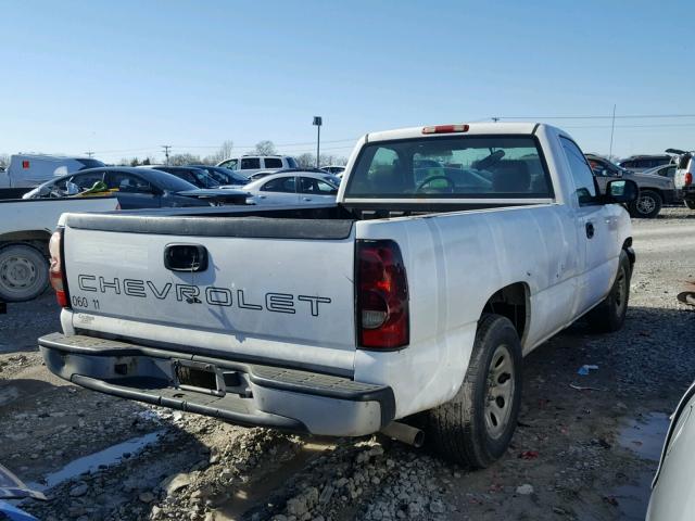 3GCEC14X86G219478 - 2006 CHEVROLET SILVERADO WHITE photo 4