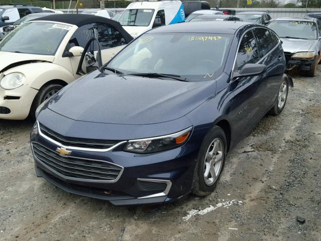 1G1ZB5ST3GF196327 - 2016 CHEVROLET MALIBU LS ლურჯი ფოტო 2
