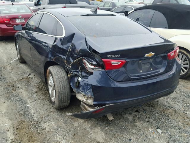 1G1ZB5ST3GF196327 - 2016 CHEVROLET MALIBU LS ლურჯი ფოტო 3