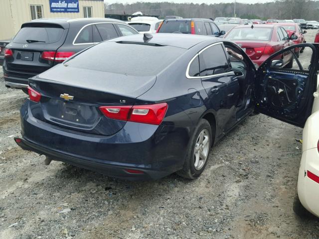 1G1ZB5ST3GF196327 - 2016 CHEVROLET MALIBU LS ლურჯი ფოტო 4