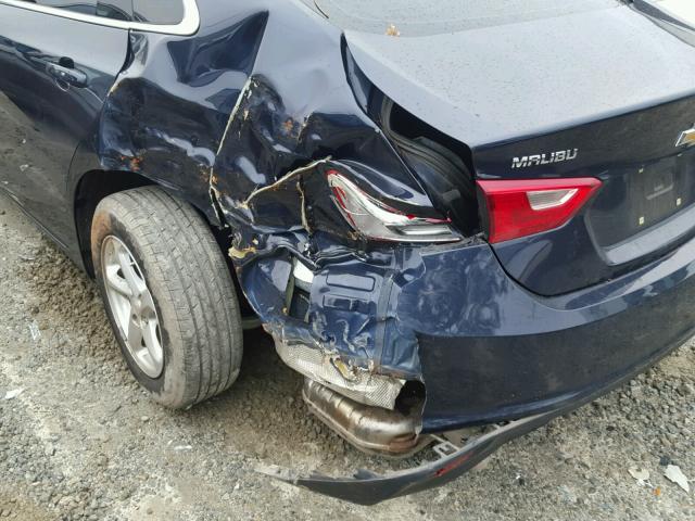 1G1ZB5ST3GF196327 - 2016 CHEVROLET MALIBU LS ლურჯი ფოტო 9