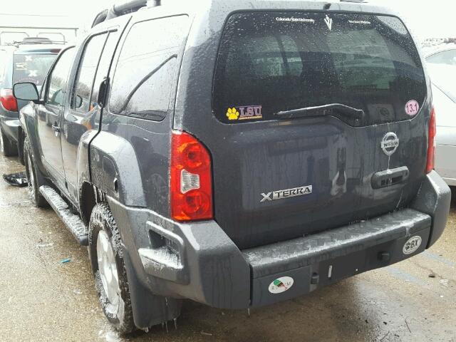 5N1AN08W88C535761 - 2008 NISSAN XTERRA OFF CHARCOAL photo 3