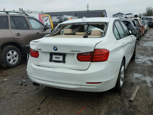 WBA3B5G55DNS01596 - 2013 BMW 328 XI SUL WHITE photo 4