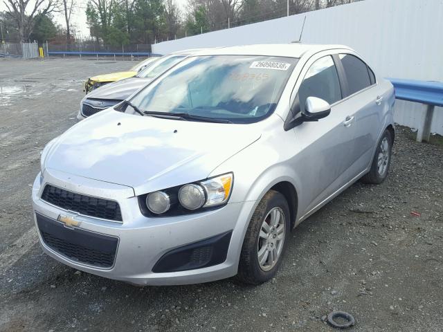 1G1JC5SH0F4108365 - 2015 CHEVROLET SONIC LT SILVER photo 2