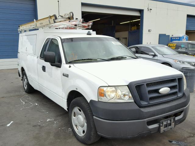 1FTRF12218KD93310 - 2008 FORD F150 WHITE photo 1