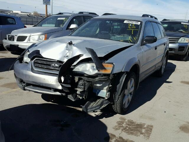 4S4BP61C576343969 - 2007 SUBARU LEGACY OUT SILVER photo 2