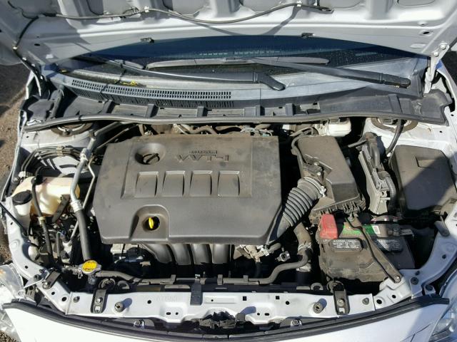 2T1BU4EE2CC827842 - 2012 TOYOTA COROLLA BA SILVER photo 7