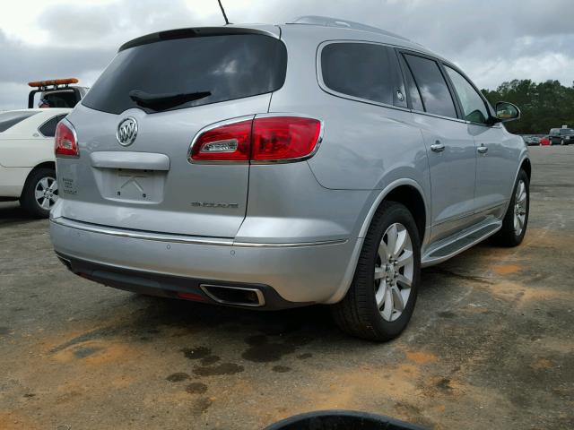 5GAKRCKD8FJ250655 - 2015 BUICK ENCLAVE SILVER photo 4