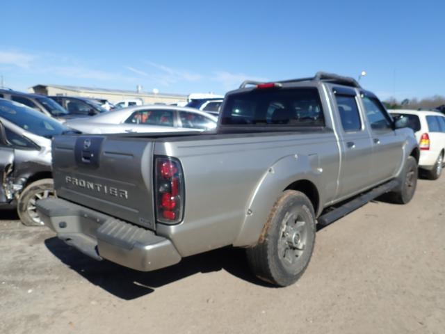 1N6ED29X14C403377 - 2004 NISSAN FRONTIER C GRAY photo 4