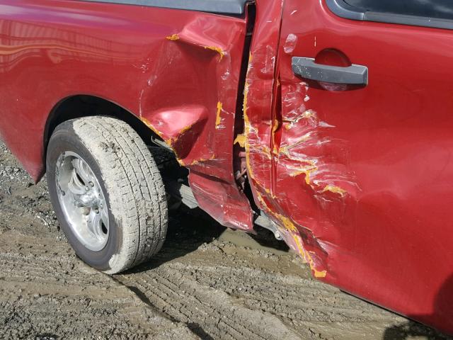 1N6BA07A85N574180 - 2005 NISSAN TITAN XE BURGUNDY photo 9