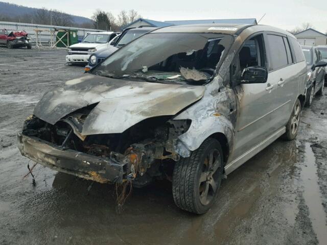 JM1CR293760120365 - 2006 MAZDA 5 SILVER photo 2