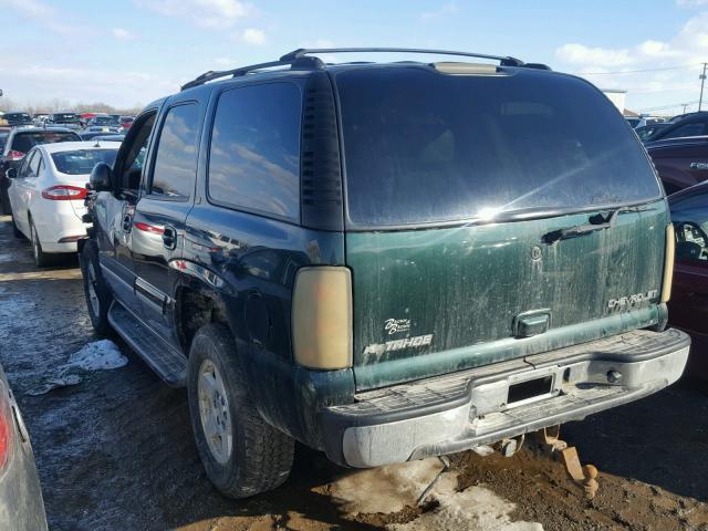 1GNEK13ZX4J212170 - 2004 CHEVROLET TAHOE K150 GREEN photo 3