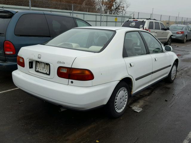 JHMEH969XSS006483 - 1995 HONDA CIVIC EX WHITE photo 4