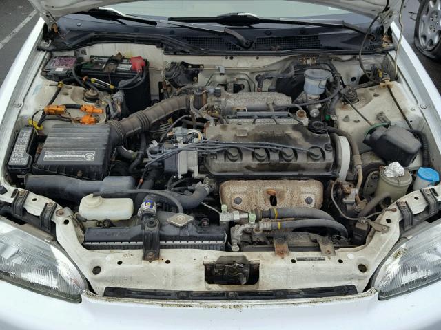 JHMEH969XSS006483 - 1995 HONDA CIVIC EX WHITE photo 7