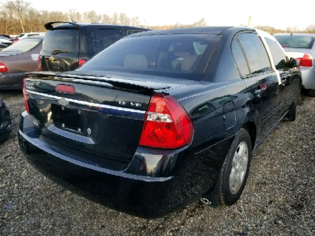 1G1ZU54875F107701 - 2005 CHEVROLET MALIBU LT BLACK photo 4