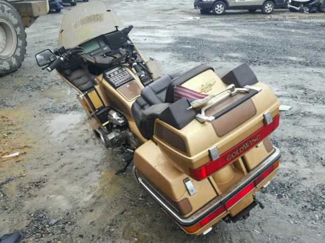 1HFSC1468FA115541 - 1985 HONDA GL1200 L GOLD photo 3