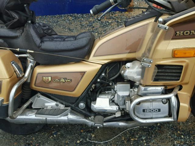 1HFSC1468FA115541 - 1985 HONDA GL1200 L GOLD photo 9