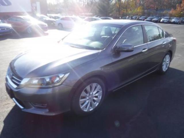 1HGCR2F88DA021773 - 2013 HONDA ACCORD EXL GRAY photo 1